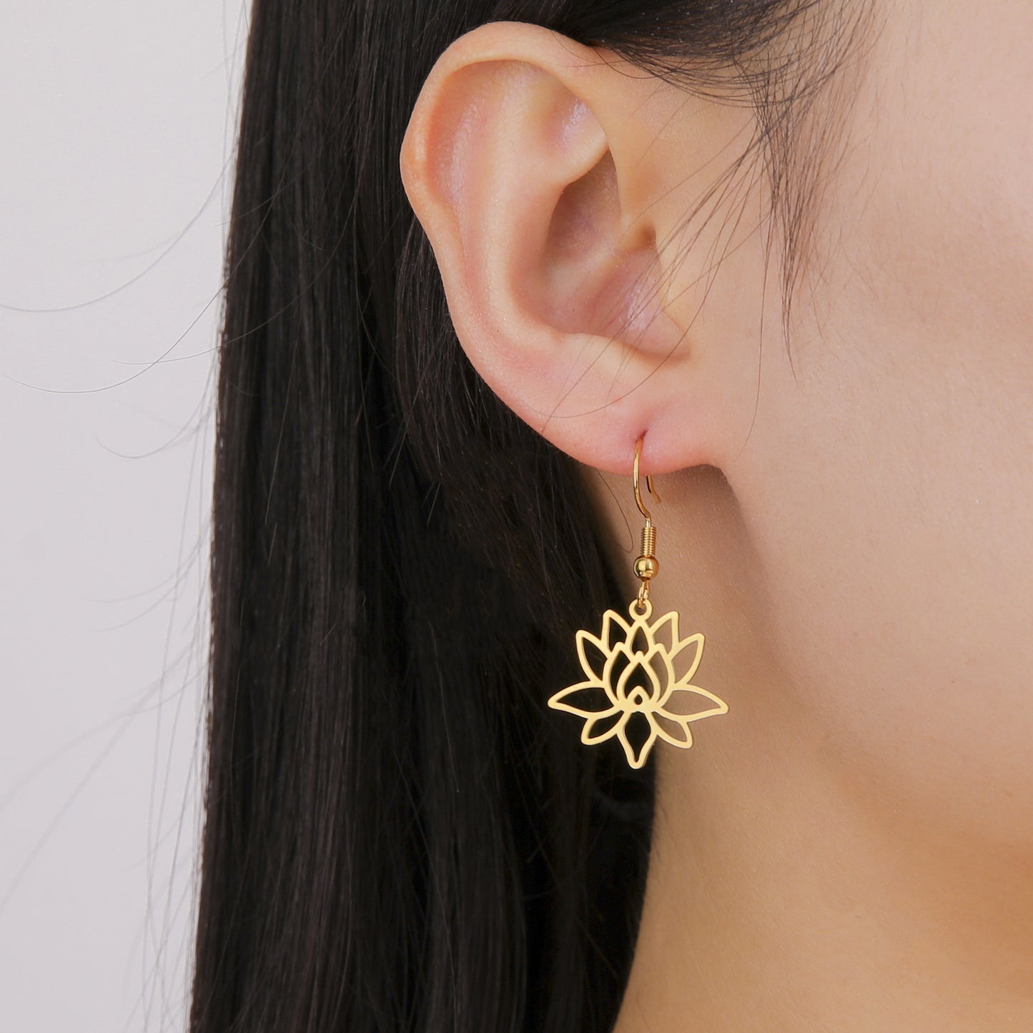 Pendientes Flor de Loto