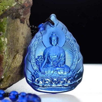 Colgante de Cristal Budista