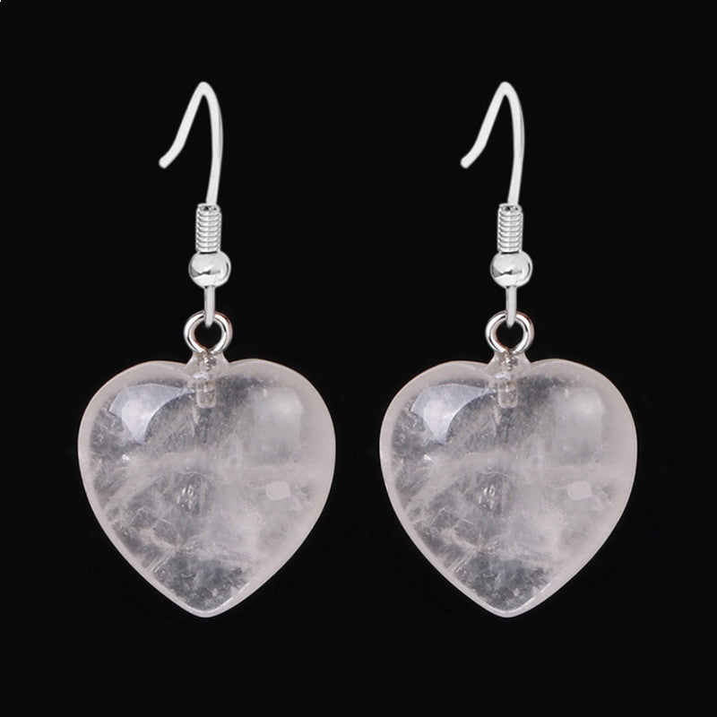 Pendientes Corazón Piedra Natural