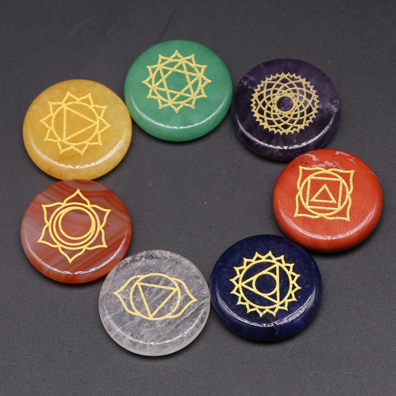 Set de Piedras Naturales de los Siete Chakras