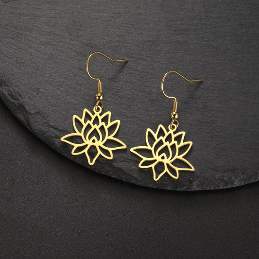 Pendientes Flor de Loto
