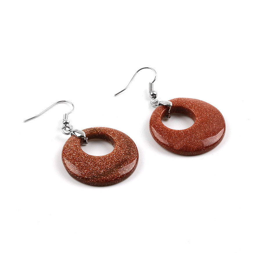 Pendientes de Piedras Naturales