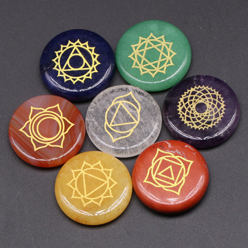 Set de Piedras Naturales de los Siete Chakras
