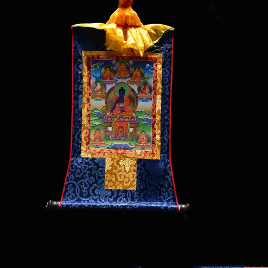 Thangka del Buda de la Medicina