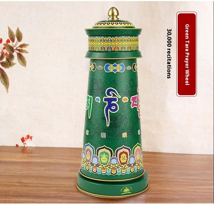 Rueda de Oración Tibetana Eléctrica