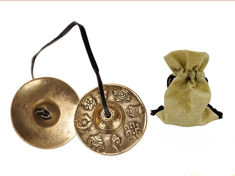 Campana artesanal de cobre - NEPAL