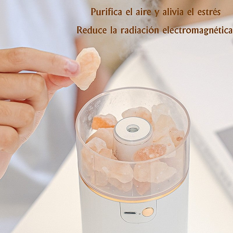 Humidificador de sal de cristal 3 en 1