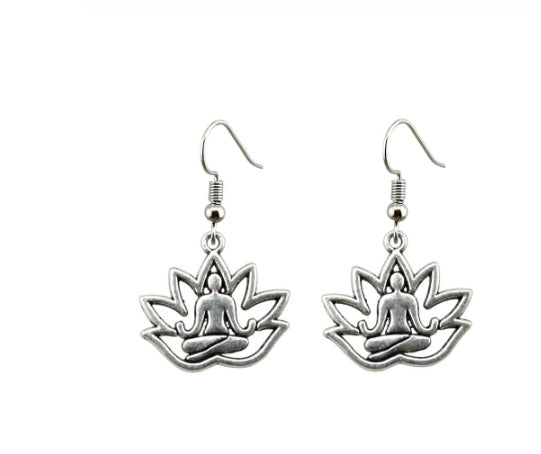 Pendientes de Buda y Loto