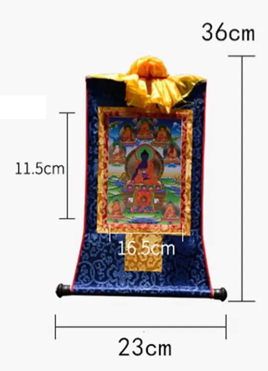 Thangka del Buda de la Medicina