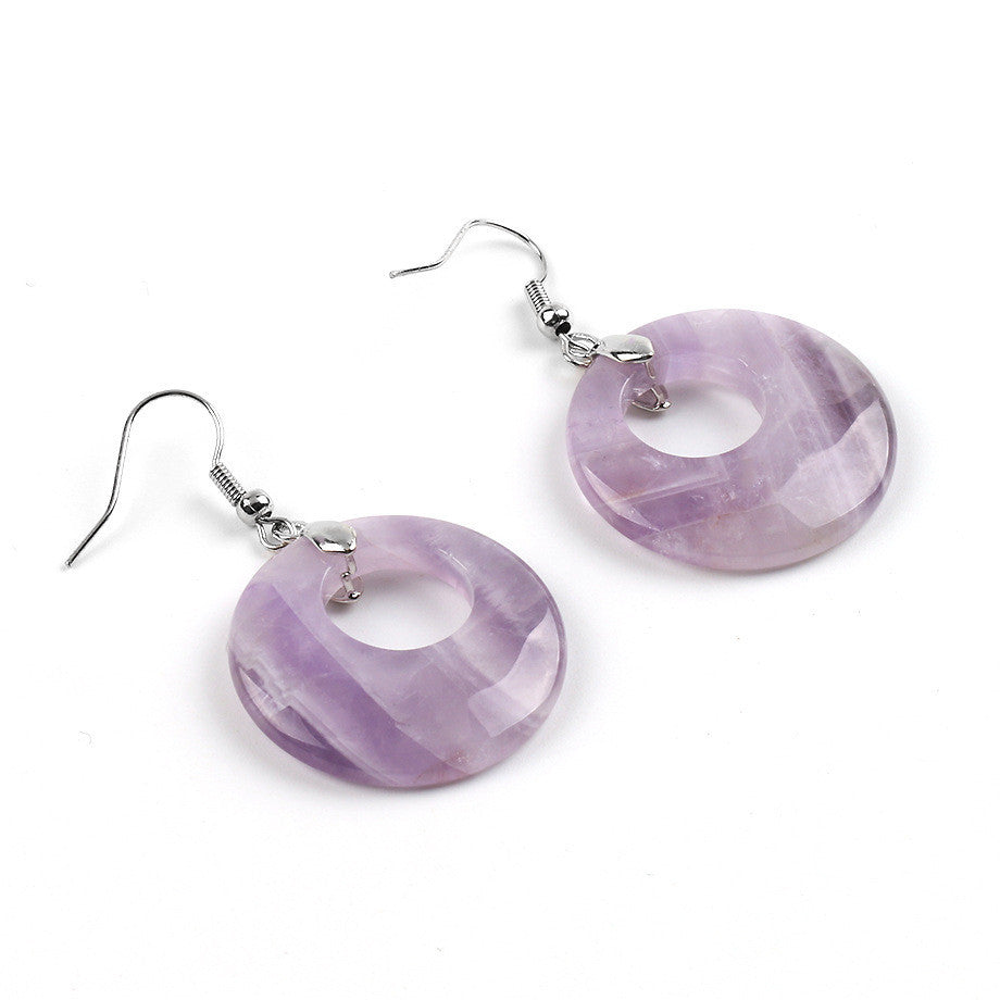 Pendientes de Piedras Naturales