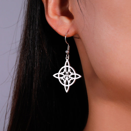 Pendientes Talismán Nudo de Brujas