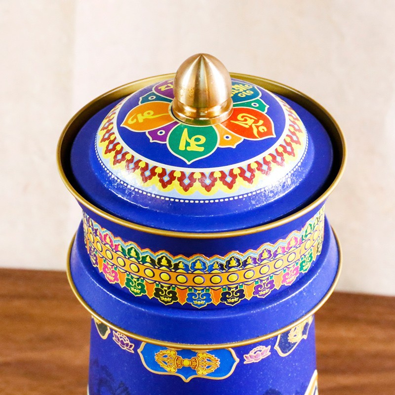 Rueda de Oración Tibetana Eléctrica
