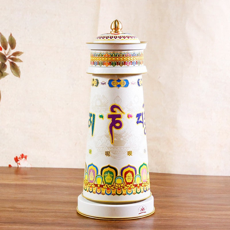Rueda de Oración Tibetana Eléctrica