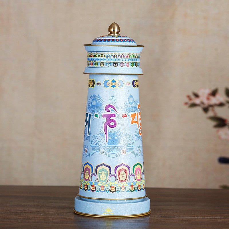Rueda de Oración Tibetana Eléctrica