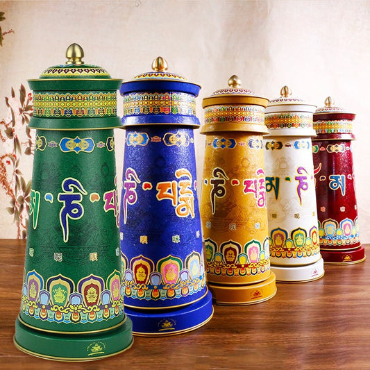 Rueda de Oración Tibetana Eléctrica