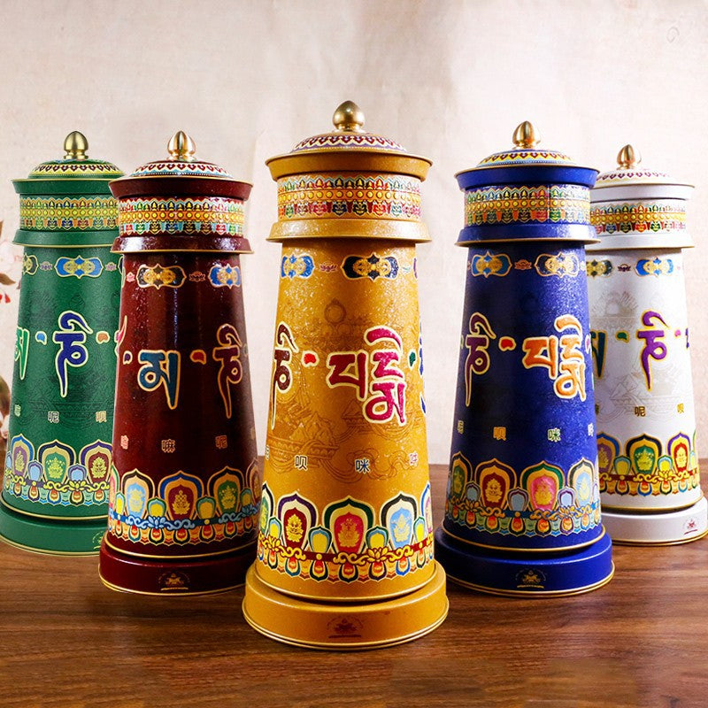 Rueda de Oración Tibetana Eléctrica