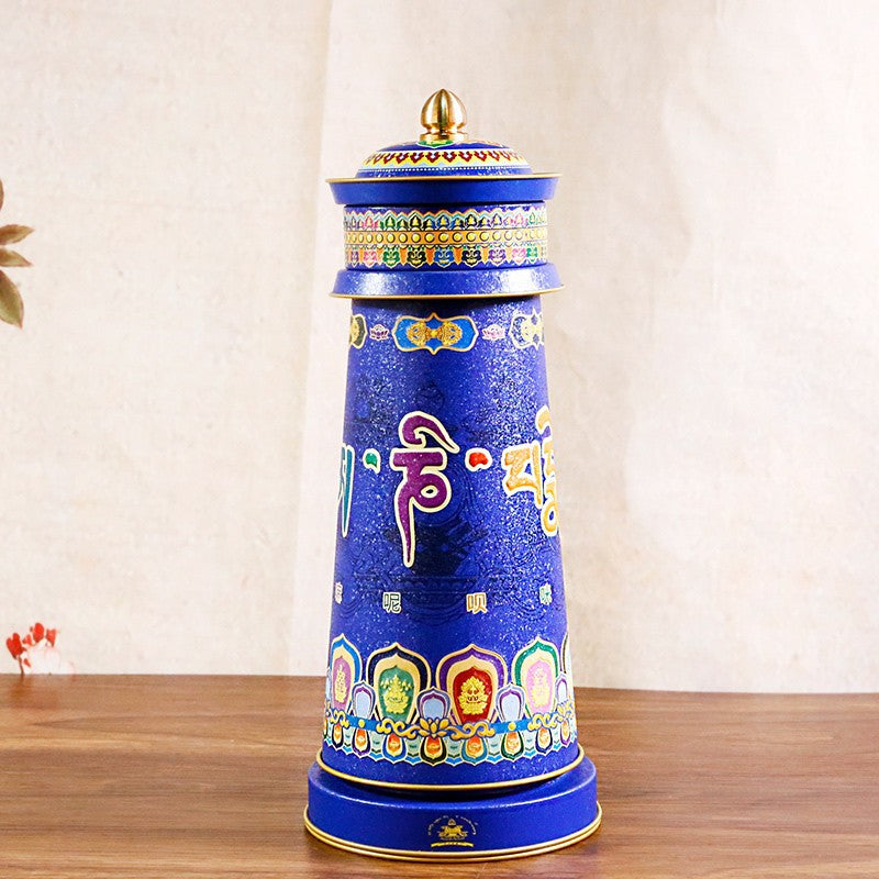 Rueda de Oración Tibetana Eléctrica