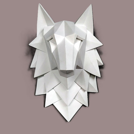 Tótem Loba – Escultura Cabeza de Lobo