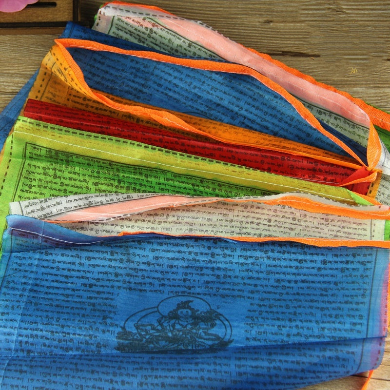 Banderas Tibetanas de Tara Verde