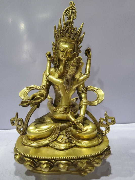 Statua de Vajrasattva con Consorte
