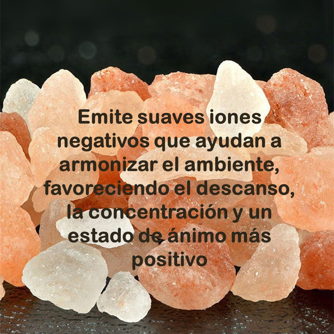 Humidificador de sal de cristal 3 en 1