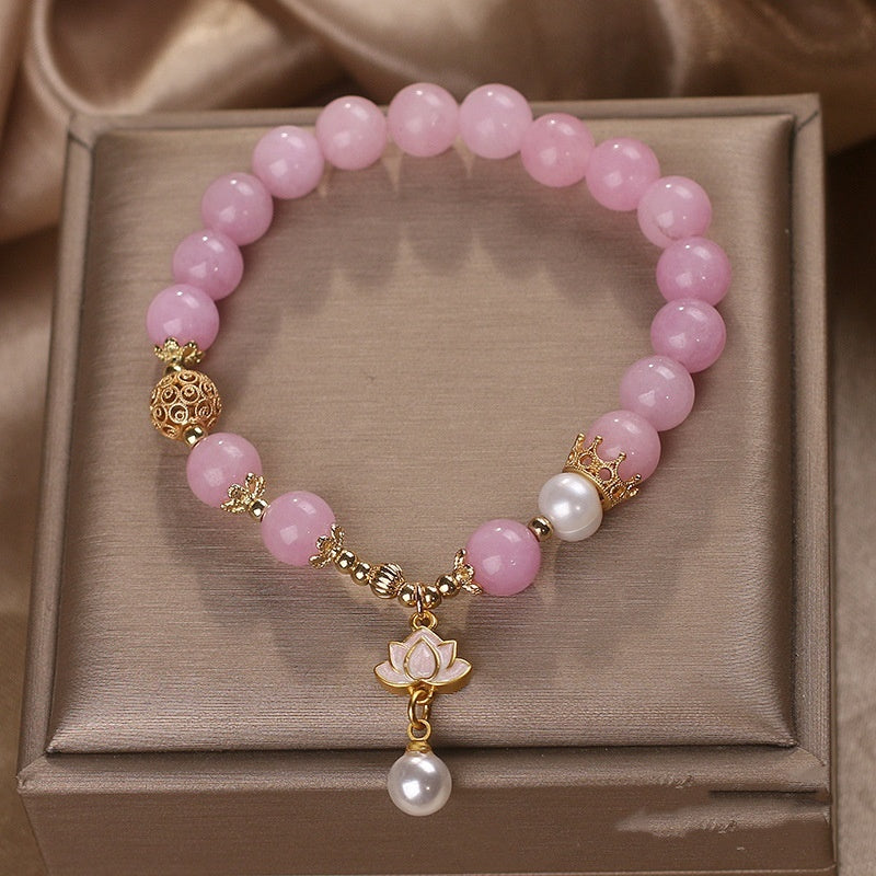 Pulsera de Cuarzo Rosa