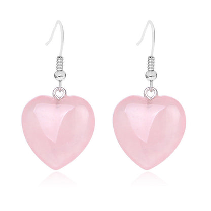 Pendientes Corazón Piedra Natural