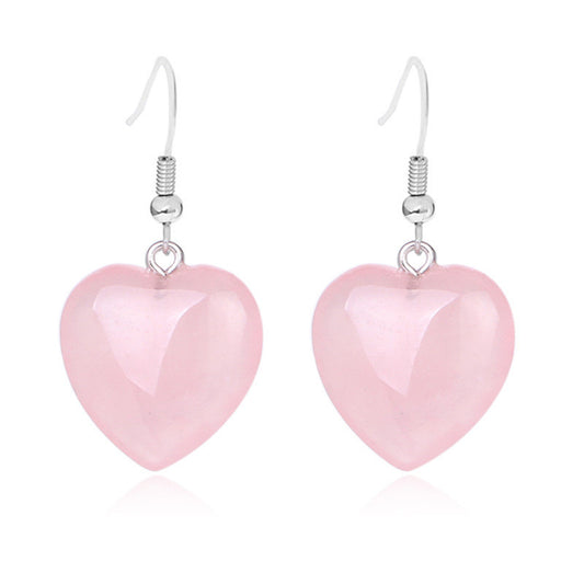 Pendientes Corazón Piedra Natural
