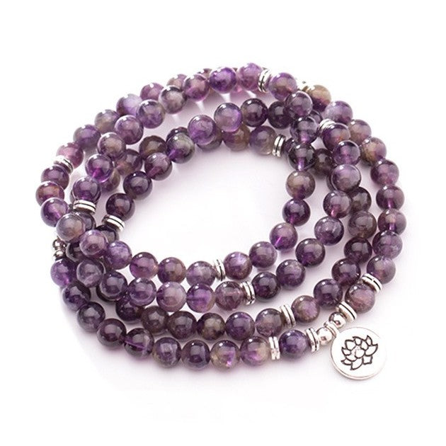 Mala de Amatista 108 cuentas