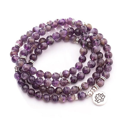 Mala de Amatista 108 cuentas