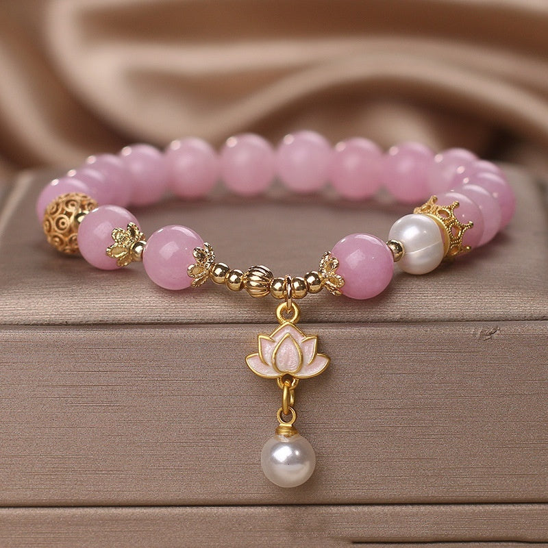 Pulsera de Cuarzo Rosa