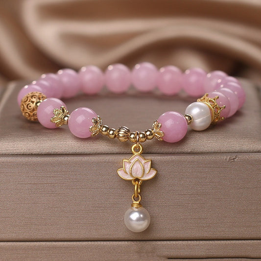 Pulsera de Cuarzo Rosa