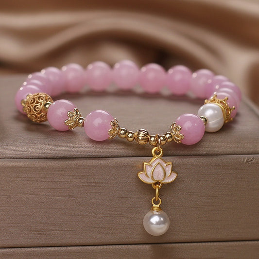 Pulsera de Cuarzo Rosa