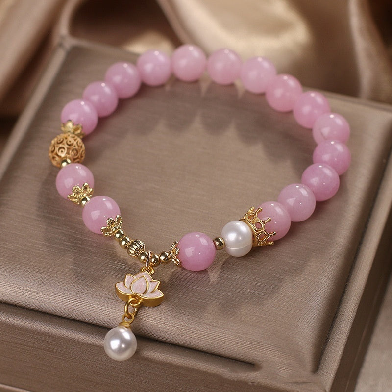 Pulsera de Cuarzo Rosa