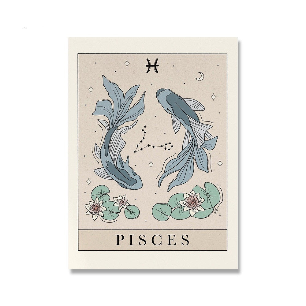 Póster de Constelación del Zodiaco