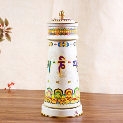 Rueda de Oración Tibetana Eléctrica