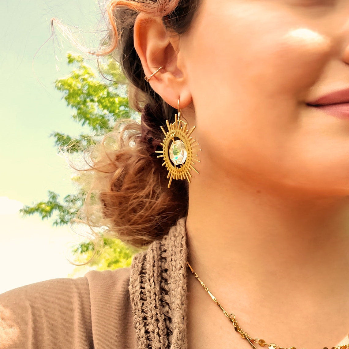 Pendientes Sol Radiante